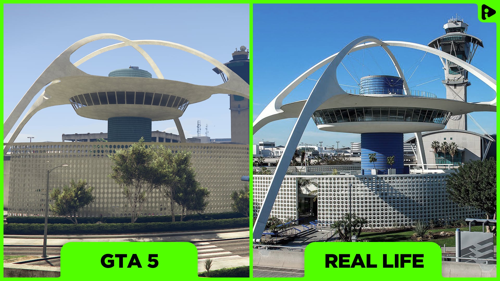 GTA 5 vs Real Life - Los Santos Airport