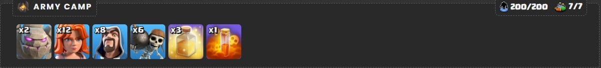 Clash of Clans TH8 Attack Strategy