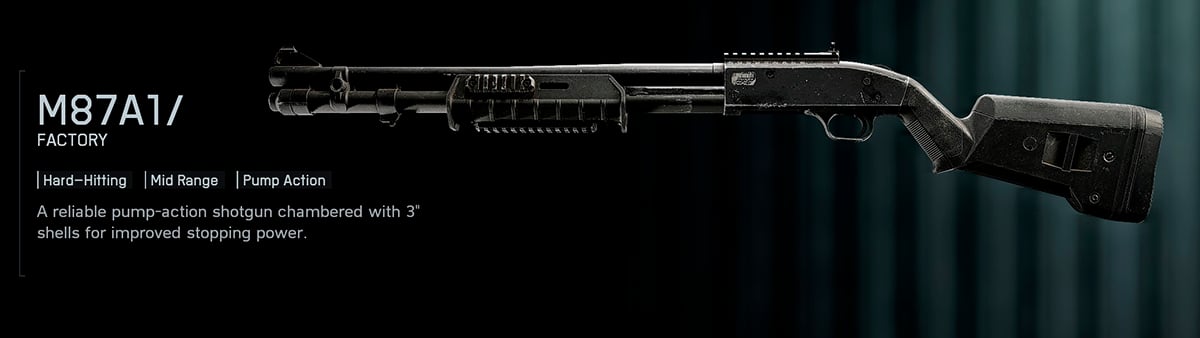 Battlefield 6 Best Weapons - M87A1