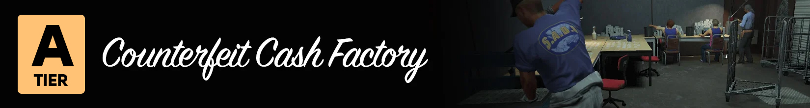 GTA Online Best Businesses - Counterfeit Cash Factory