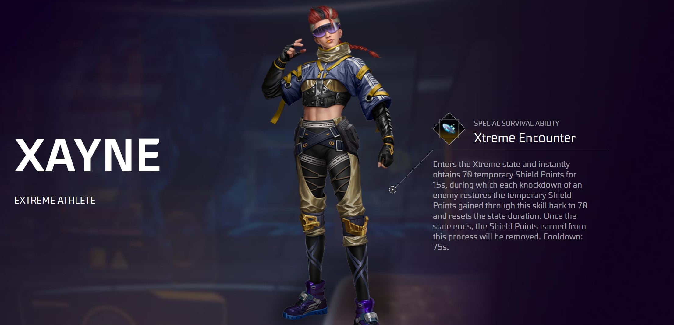 Free Fire Character Tier List - Xayne