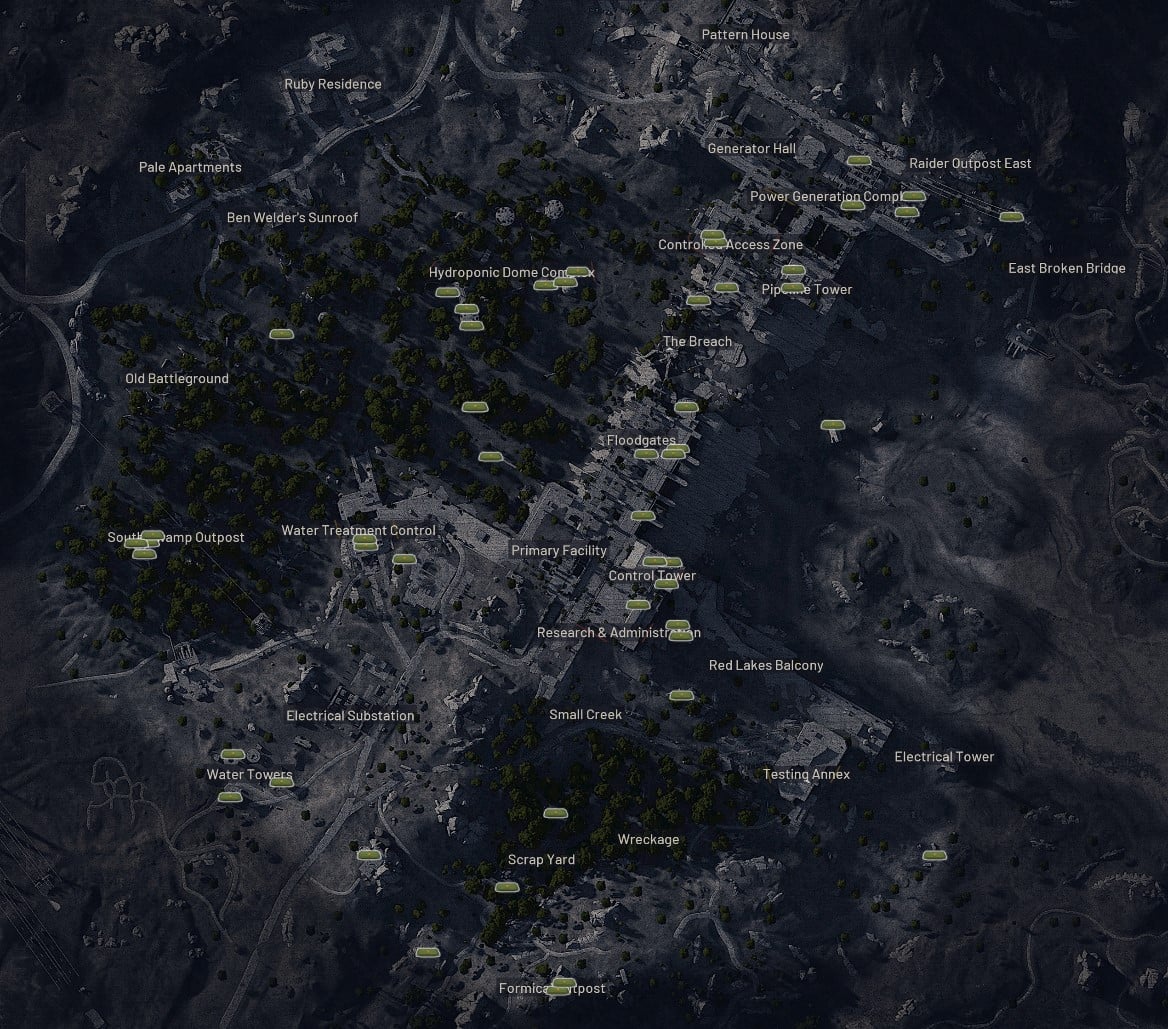 Dam Battlegrounds Weapon Case Locations