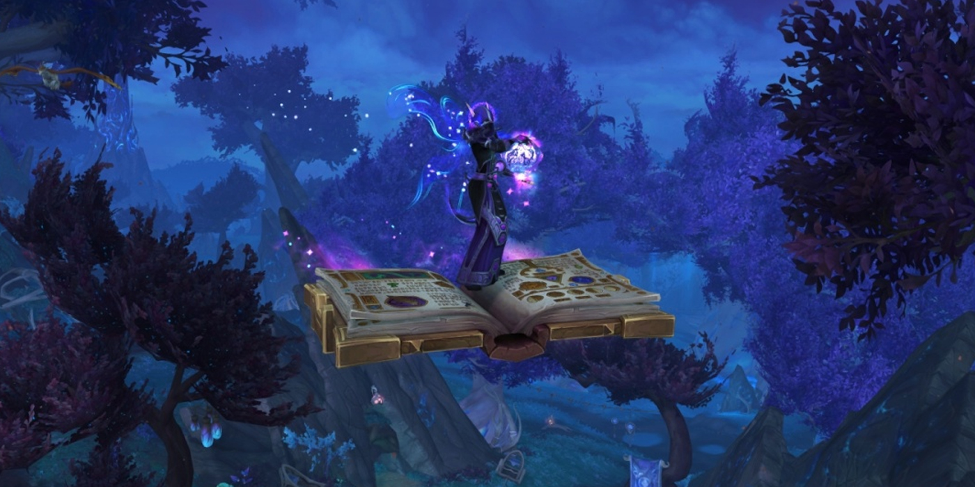WoW TWW Mage Tower Mount Reward - Soaring Spelltome