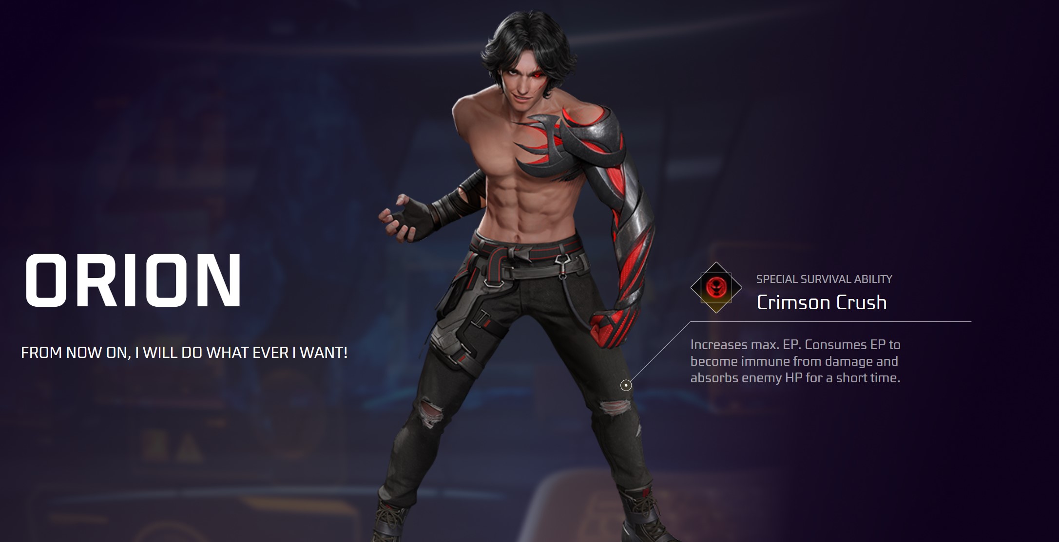 Free Fire Character Tier List - Orion