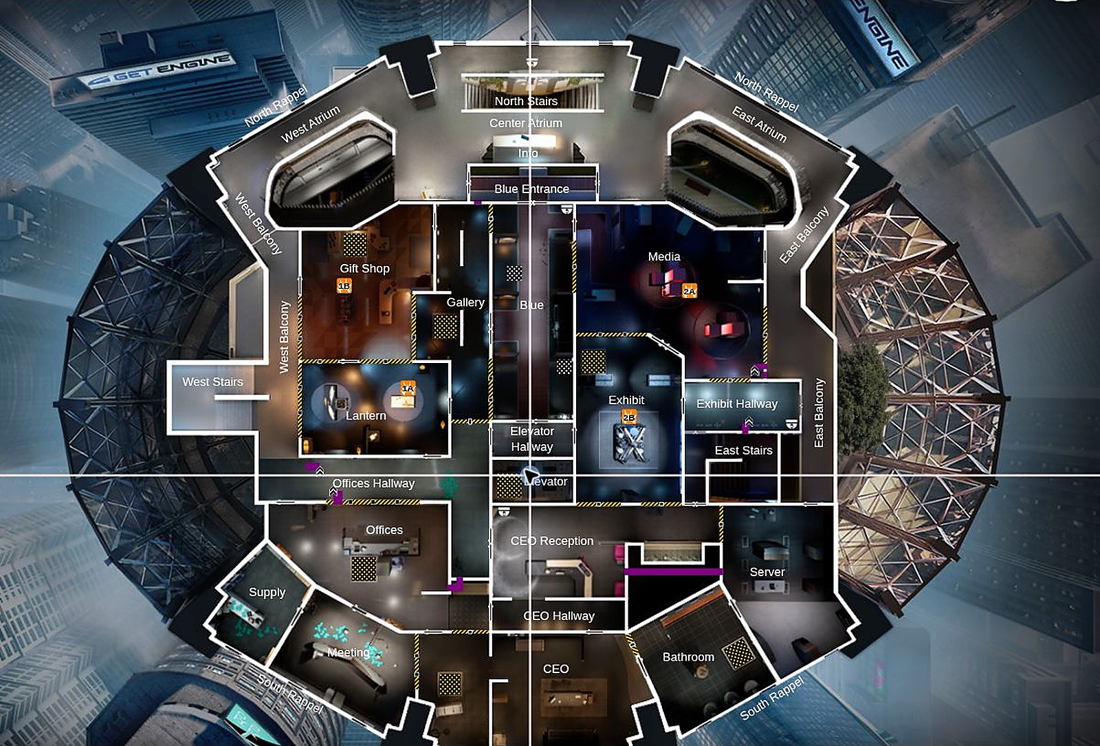 R6 Tower Callouts Upper Level