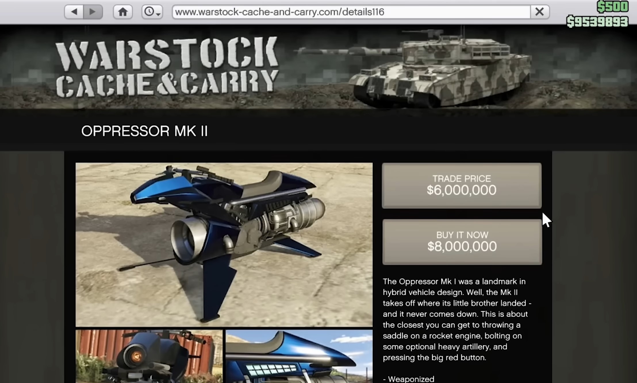 Opressor Mk2 GTA Online