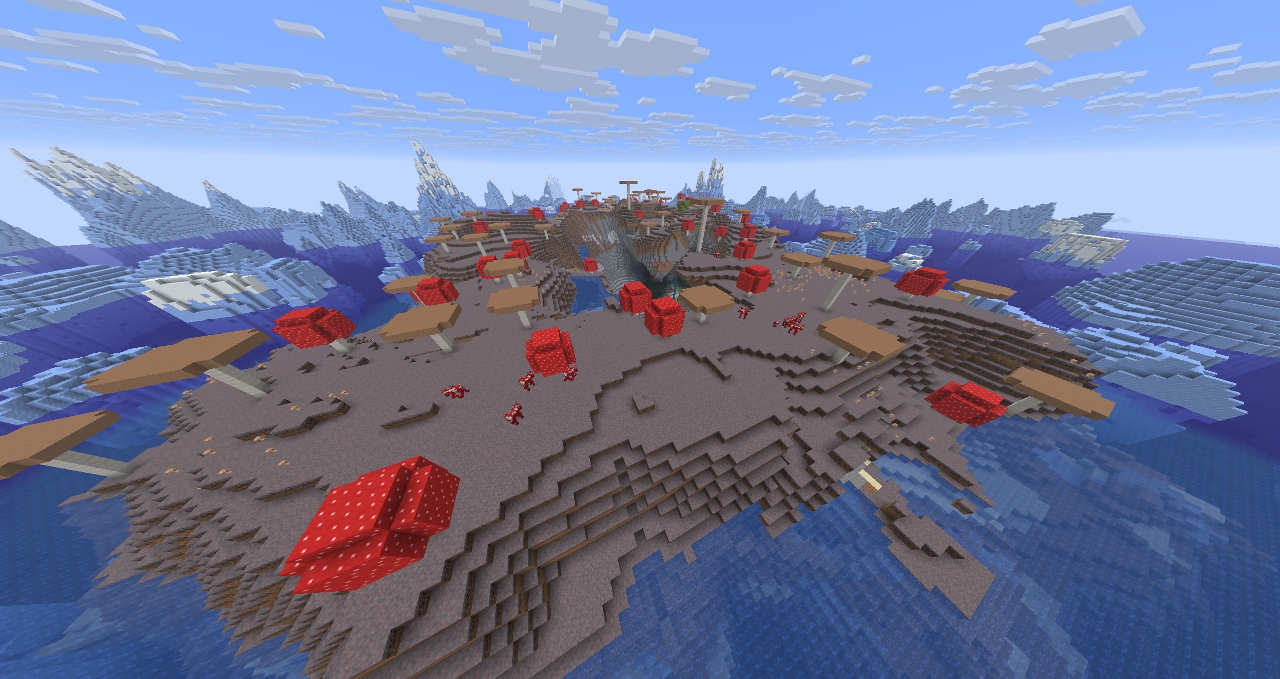 Mushroom Island Minecraft Seed